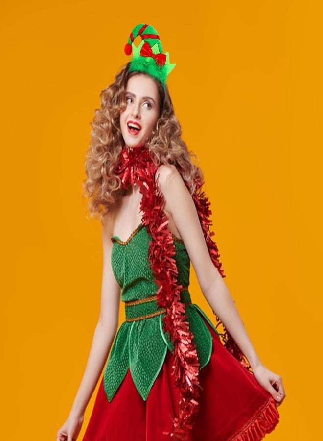 Semato Christmas Elf Headband for Women and Girls Holiday Party Headband Christmas Elf Headpiece Elf Hat - Image 4